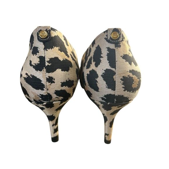 Cole Haan The Go-to Park Pump Womens 9.5B Leopard Jacquard Heels Shoes - Picture 4 of 8